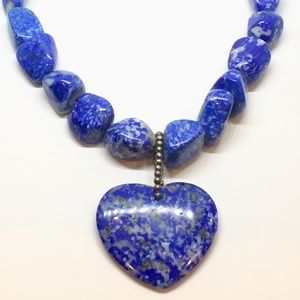 Jay King Lapis Lazuli Heart Necklace